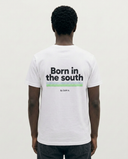 WHITE GREEN BORN IN THE SOUTH T-SHIRT