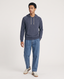 DEEP NAVY BASIC HOODIE SWEATSHIRT