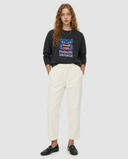 BEIGE CORDUROY WOMEN'S JOGGER LONG
