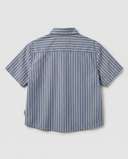 BLUE STRIPES FEM CROPPED SHIRT