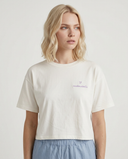 OFFWHITE LOVE MADEMOISELLE CROPPED FEM T-SHIRT