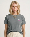 LIGHT GREY BORN IN THE SOUTH REGULAR FEM T-SHIRT