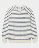 OFFWHITE/ROYAL BLUE BORN IN THE SOUTH RELAX SWEATSHIRT