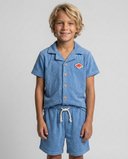 TWILIGHT BLUE SAMMY KIDS TOWEL SHIRT
