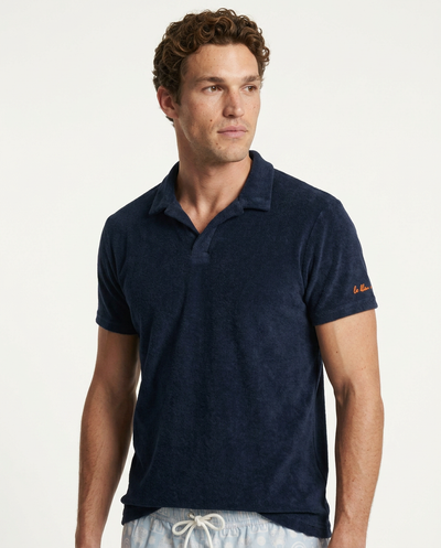 NAVY LE BLEU OCÉAN TOWEL POLO