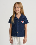 NAVY SAMMY KIDS TOWEL SHIRT