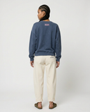 WASHED NAVY BONJOUR MADEMOISELLE FEM SWEATSHIRT