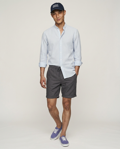 ASPHALT JOGGER LINEN SHORTS