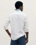 WHITE SPORT LINEN SHIRT