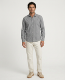 LIGHT GREY DENIM SPORT SHIRT