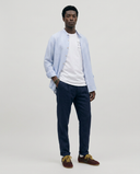 LIGHT BLUE STRIPES MAO SHIRT