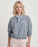 LIGHT GREY BORN IN THE SOUTH FEM SWEATSHIRT