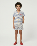 OFFWHITE/ROYAL SAMMY KIDS TOWEL SHIRT
