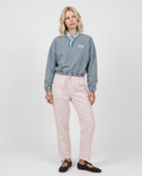 LIGHT GREY BORN IN THE SOUTH FEM SWEATSHIRT
