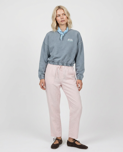 LIGHT GREY BORN IN THE SOUTH FEM SWEATSHIRT