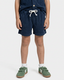 NAVY SAMMY KIDS TOWEL SHORT