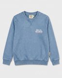 TWILIGHT BLUE BORN IN THE SOUTH PINK KIDS SWEATSHIRT