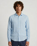 LIGHT BLUE SPORT LINEN SHIRT