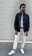 NAVY MONSIEUR WORKER JACKET