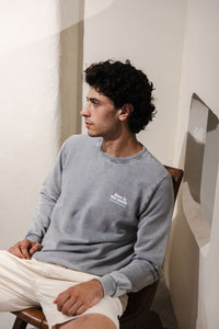 LIGHT GREY BORN IN THE SOUTH SUMMER SWEATSHIRT
