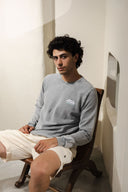LIGHT GREY BORN IN THE SOUTH SUMMER SWEATSHIRT