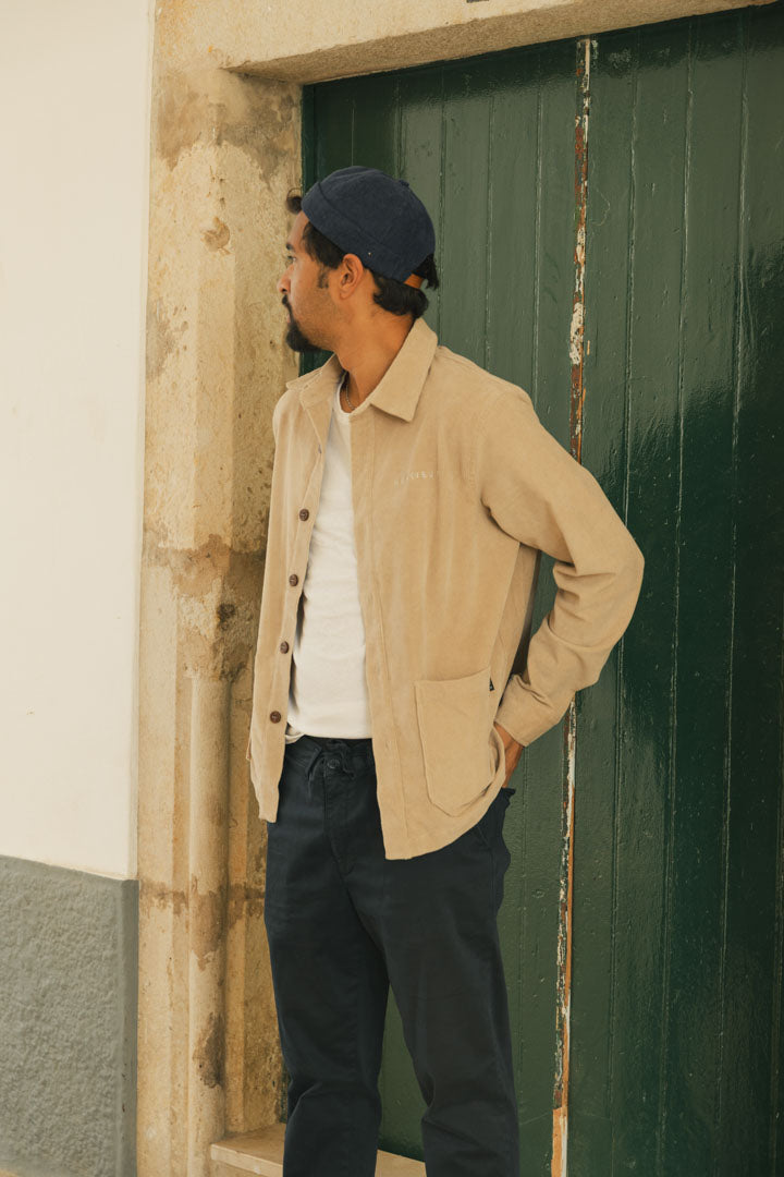 BEIGE MONSIEUR CORDUROY WORKER JACKET
