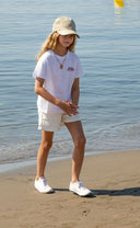 WHITE BORN IN THE SOUTH KIDS T-SHIRT