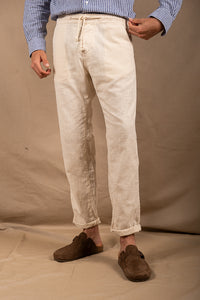 BONE JOGGER LEINEN LANG