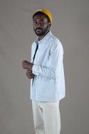 BLUE STRIPES WORKER JACKET