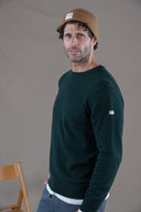 GREEN LAMBSWOOL SWEATER
