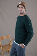 GREEN LAMBSWOOL SWEATER