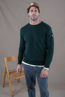 GREEN LAMBSWOOL SWEATER