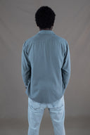 AQUA BRUSHED TWILL SHIRT