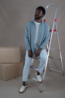 AQUA BRUSHED TWILL SHIRT