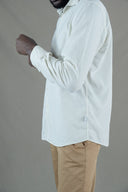 OFFWHITE CORDUROY SPORT SHIRT