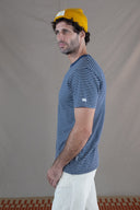 NAVY/WHITE STRIPES T-SHIRT