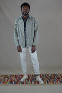 KHAKI MONSIEUR CORDUROY NECKLACE JACKET