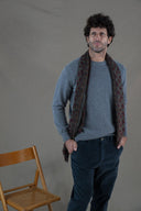MIDDLE GREY LAMBSWOOL SWEATER