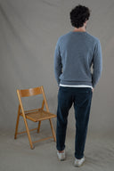 MIDDLE GREY LAMBSWOOL SWEATER