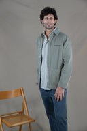 KHAKI MONSIEUR CORDUROY NECKLACE JACKET