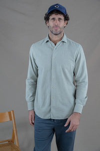 KAKI CORDUROY SPORT SHIRT