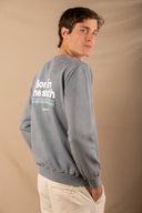 LIGHT GREY BORN IN THE SOUTH SUMMER SWEATSHIRT