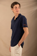 NAVY TOWEL POLO