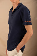 NAVY TOWEL POLO