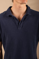 NAVY TOWEL POLO