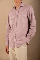 BURGUNDY OVERSHIRT