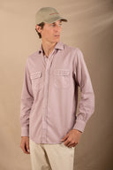 BURGUNDY OVERSHIRT