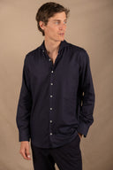 NAVY MONSIEUR SHIRT
