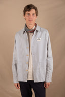 BLUE STRIPES PATCH WORKER JACKET