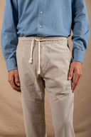 LIGHT GREY STRIPES JOGGER LONG